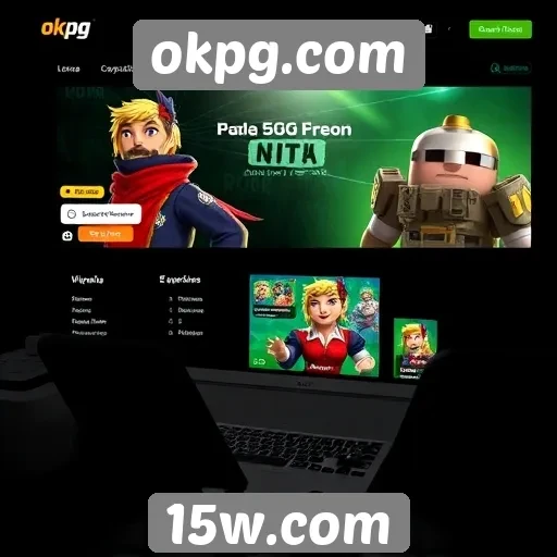 Experiência do usuário no site okpg.com